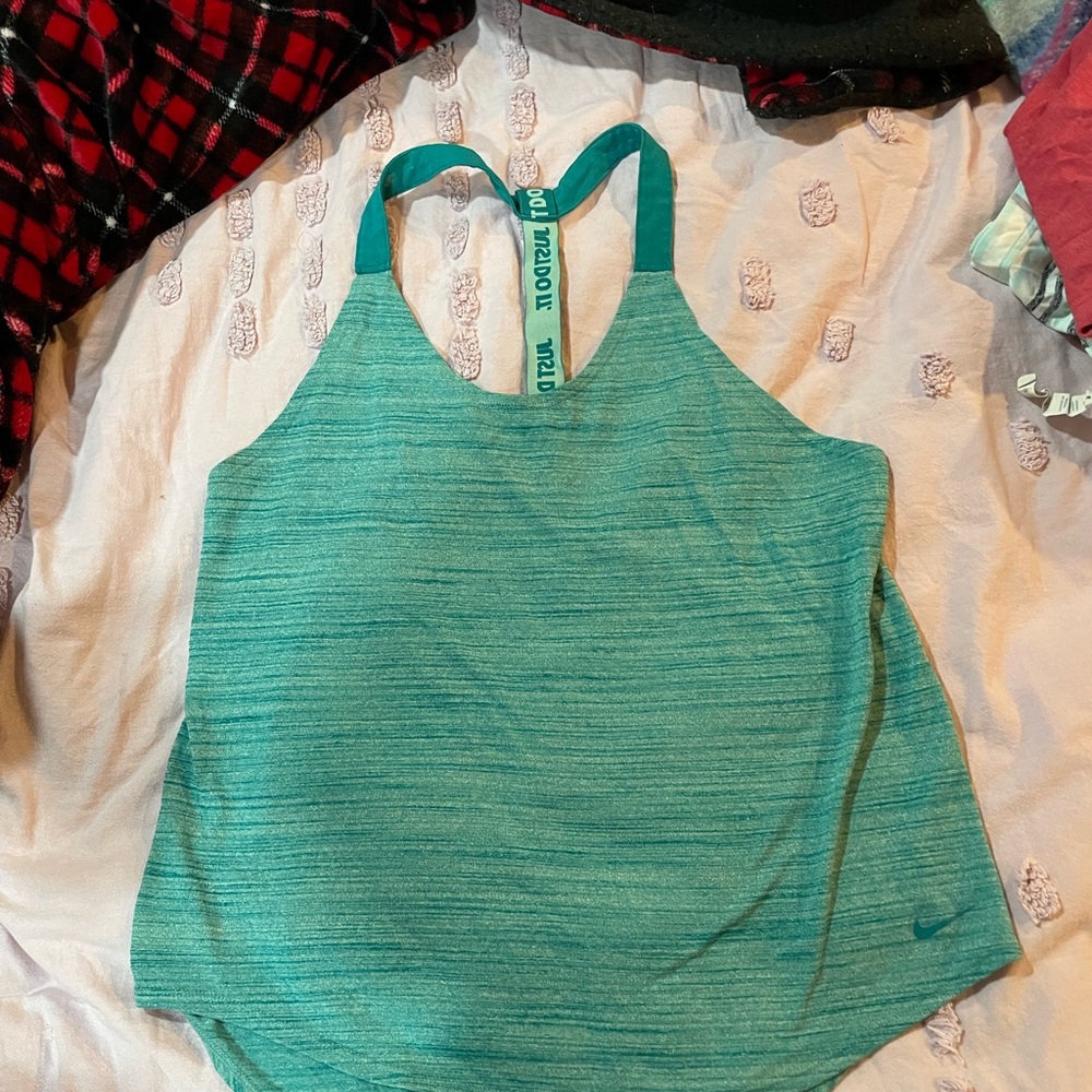 Nike Turquoise Racerback Tank